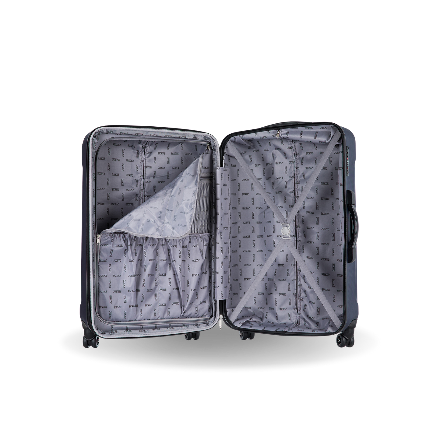 INTELY Hardside Spinner 28-inch suitcase with built-in digital weight scale