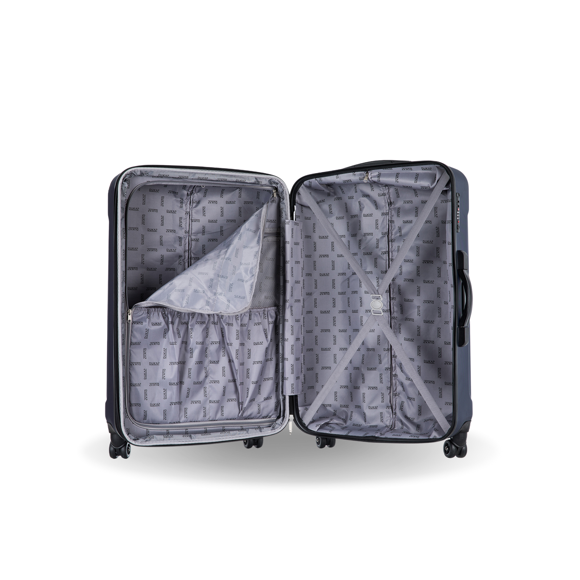 INTELY Hardside Spinner 28-inch suitcase with built-in digital weight scale