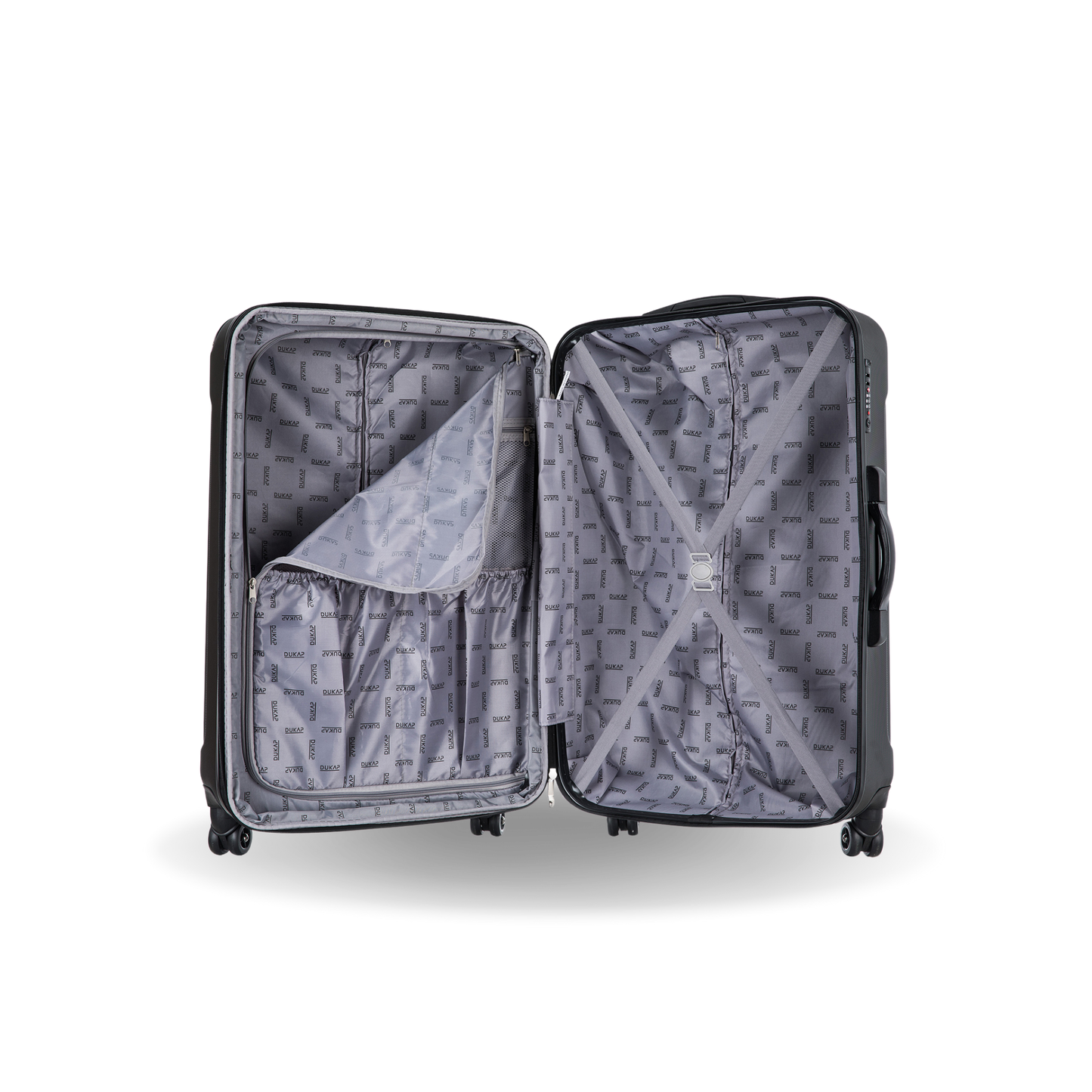 INTELY Hardside Spinner 28-inch suitcase with built-in digital weight scale