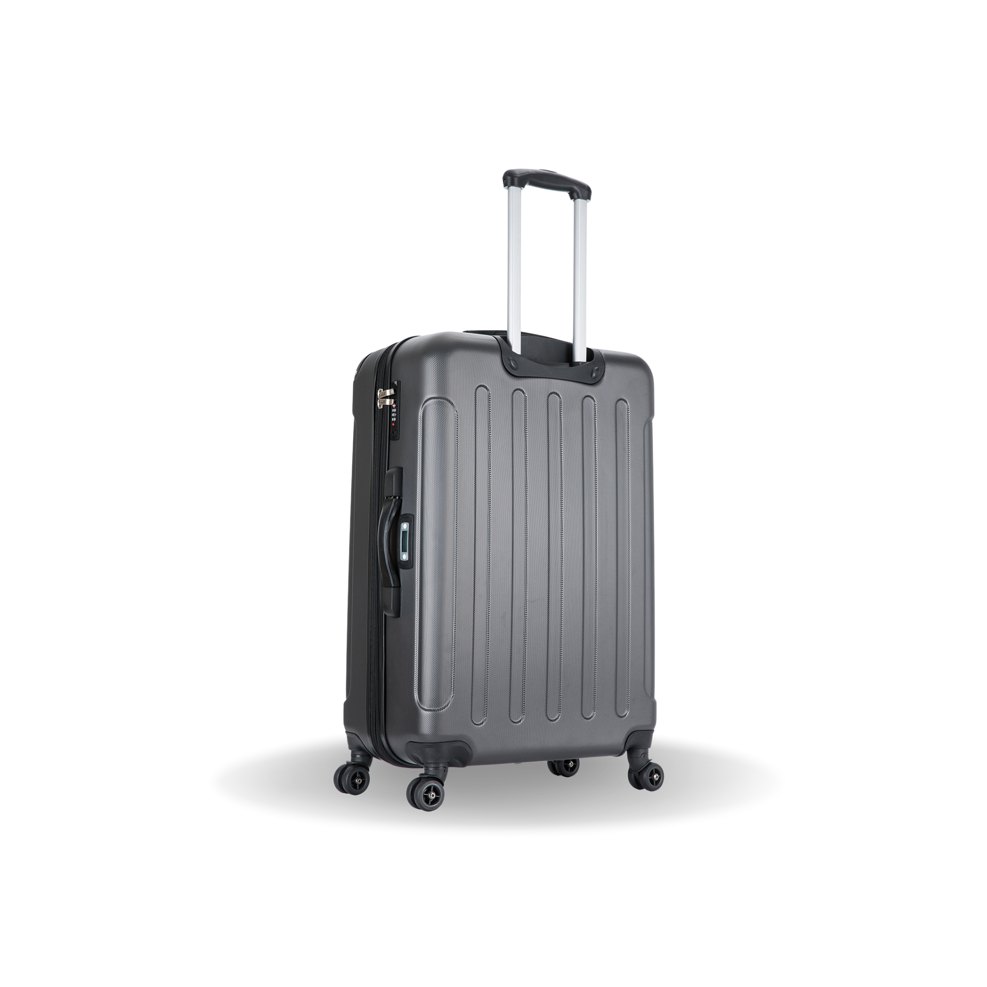 INTELY Hardside Spinner 28-inch suitcase with built-in digital weight scale