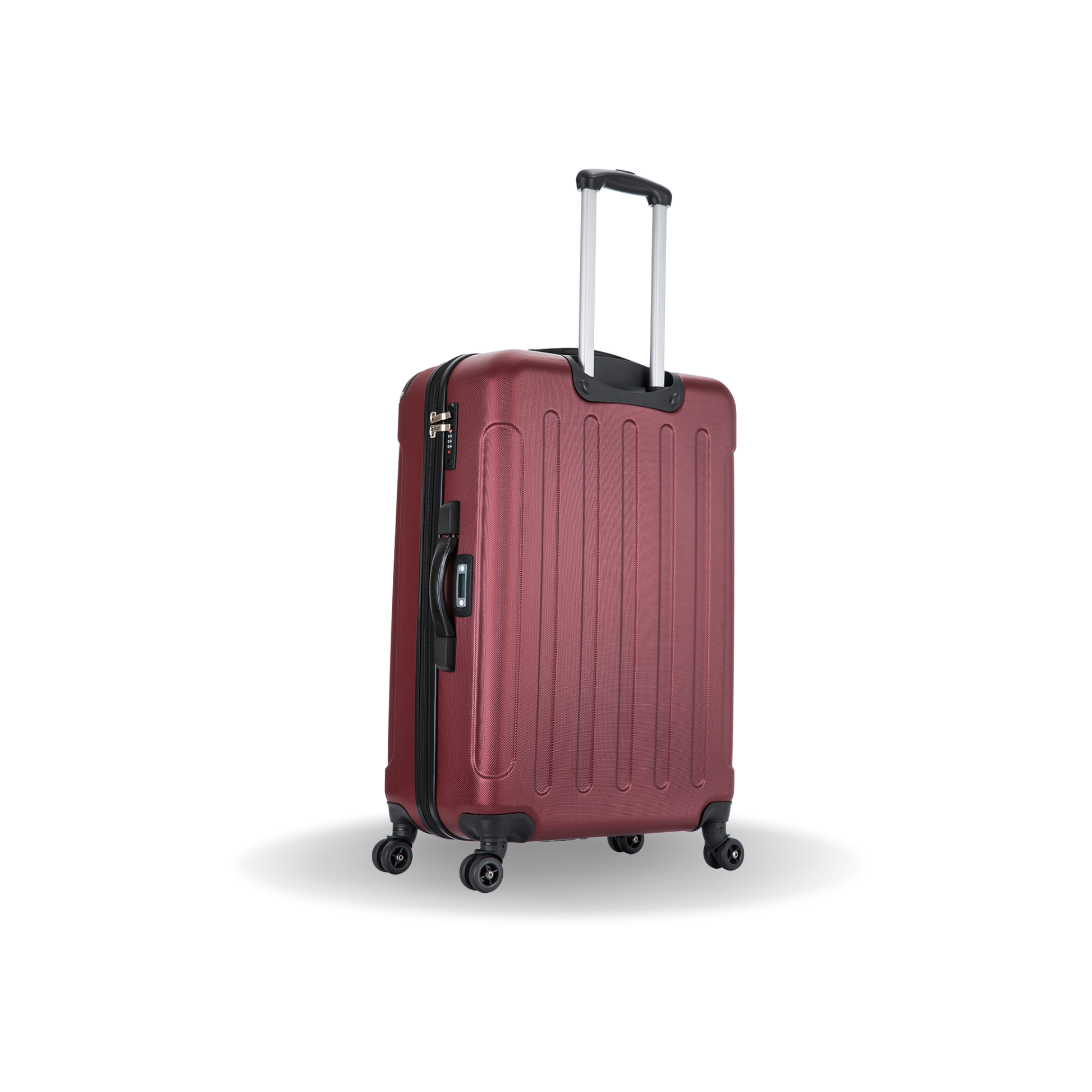 INTELY Hardside Spinner 28-inch suitcase with built-in digital weight scale