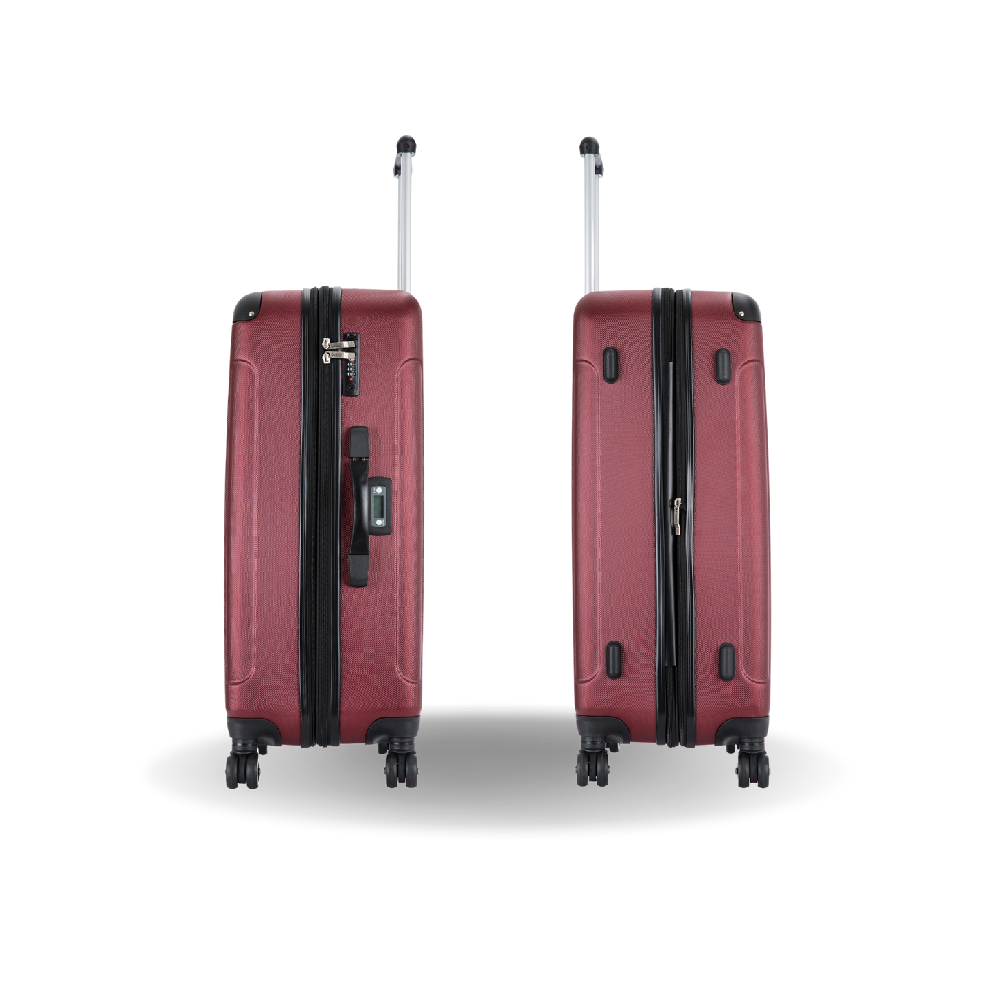 INTELY Hardside Spinner 28-inch suitcase with built-in digital weight scale