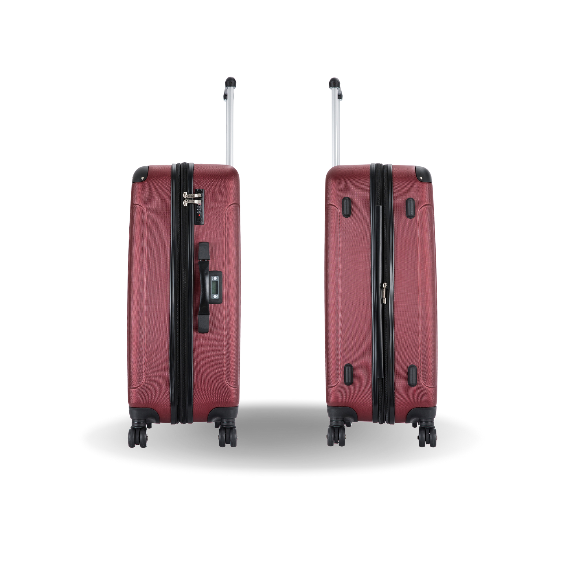 INTELY Hardside Spinner 28-inch suitcase with built-in digital weight scale