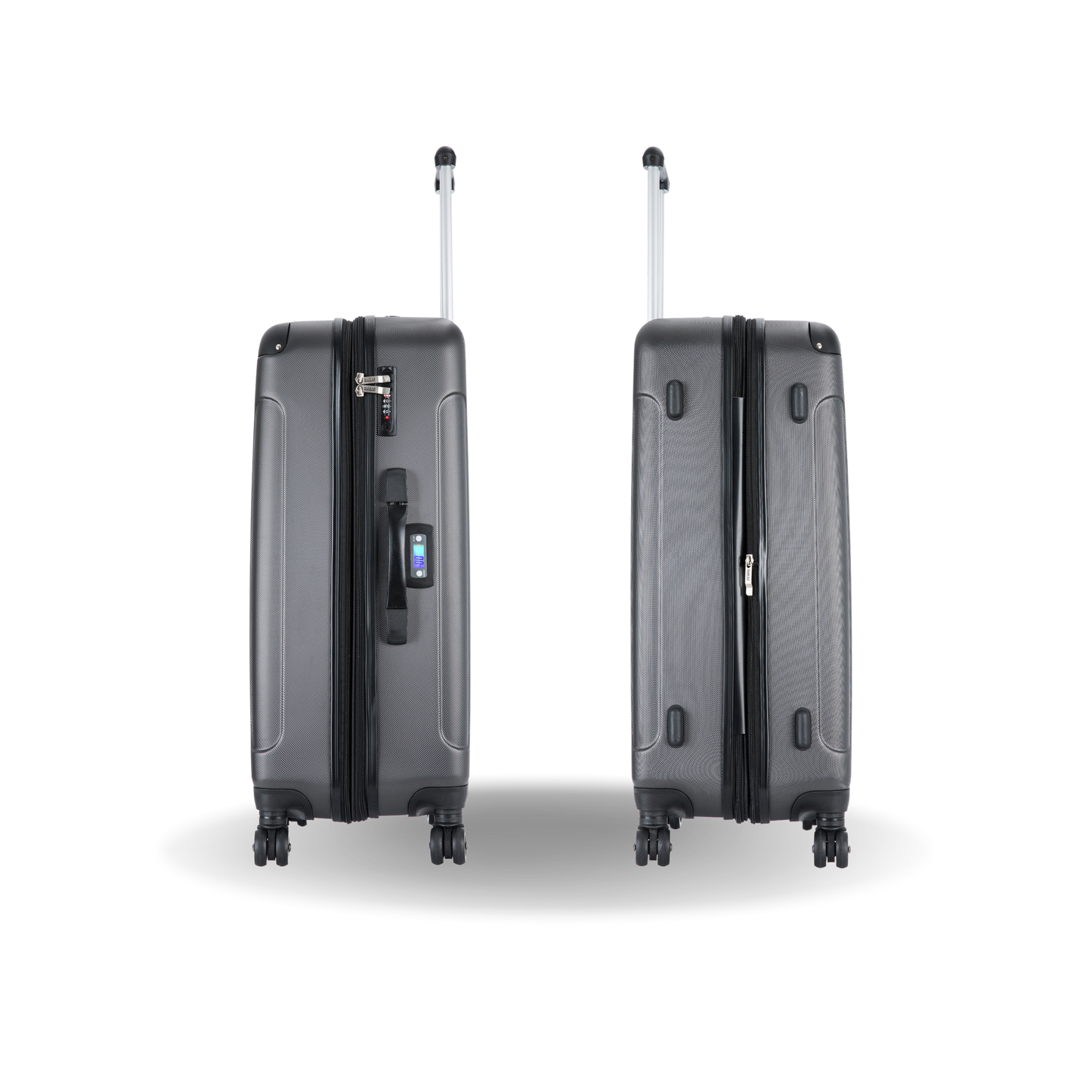 INTELY Hardside Spinner 28-inch suitcase with built-in digital weight scale