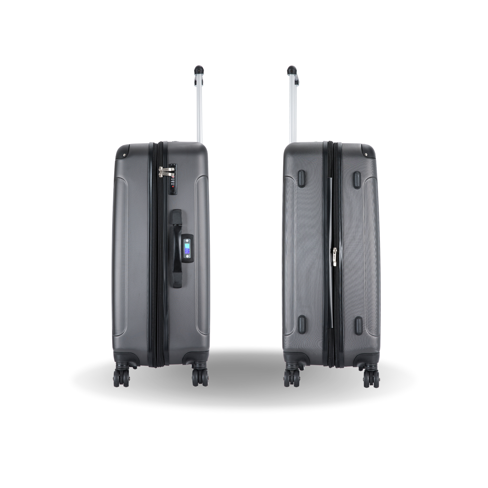 INTELY Hardside Spinner 28-inch suitcase with built-in digital weight scale