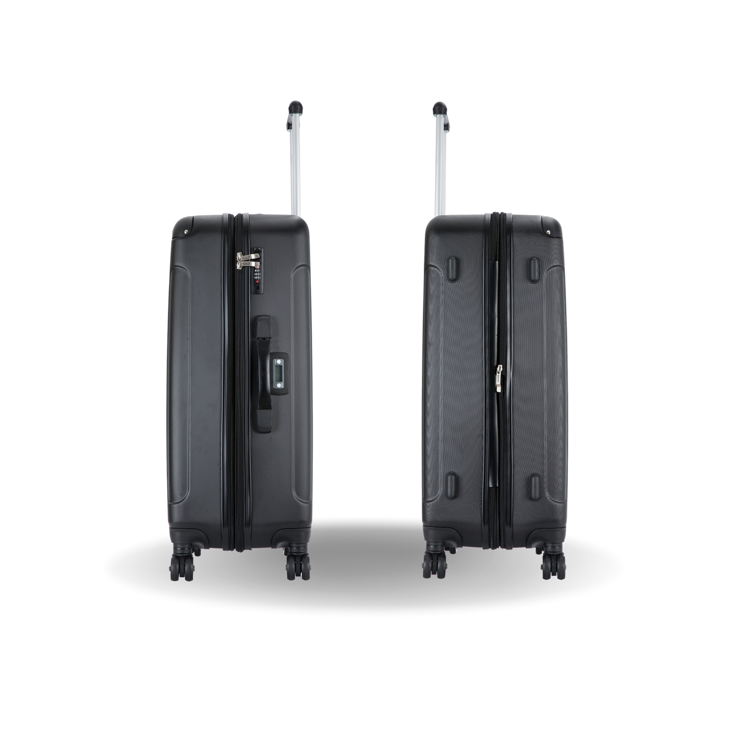 INTELY Hardside Spinner 28-inch suitcase with built-in digital weight scale