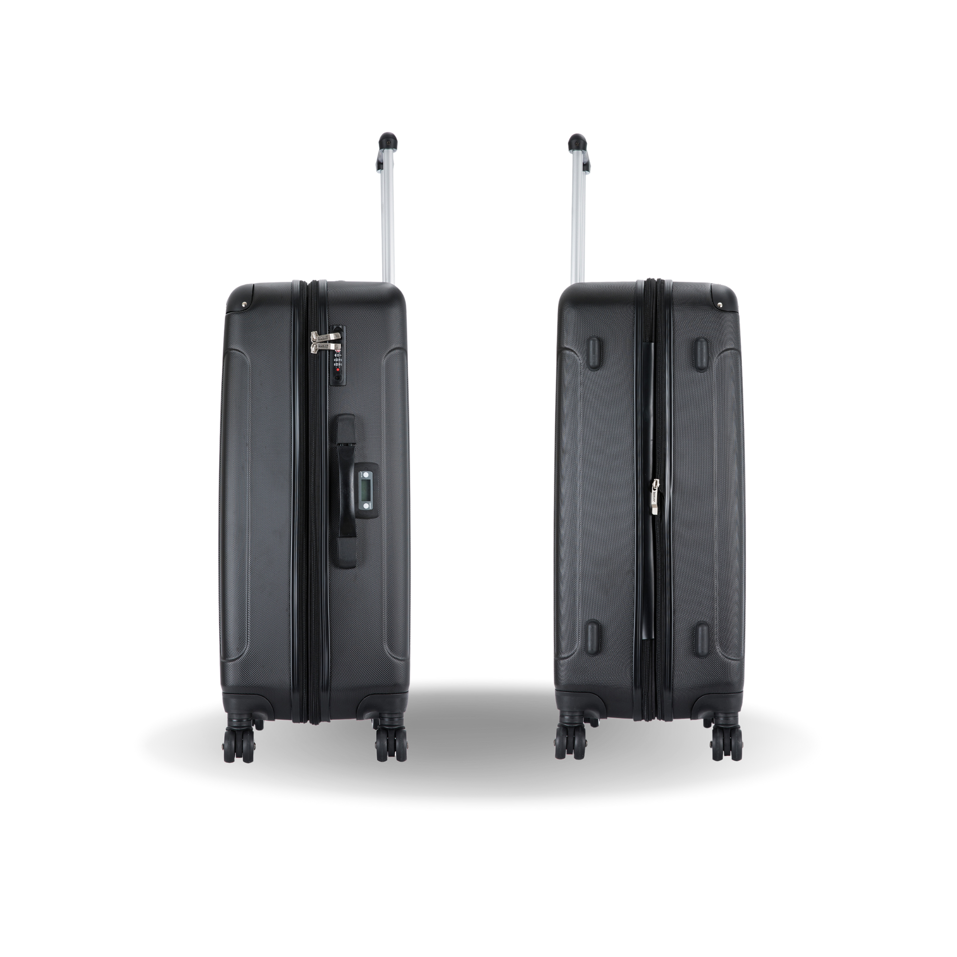 INTELY Hardside Spinner 28-inch suitcase with built-in digital weight scale