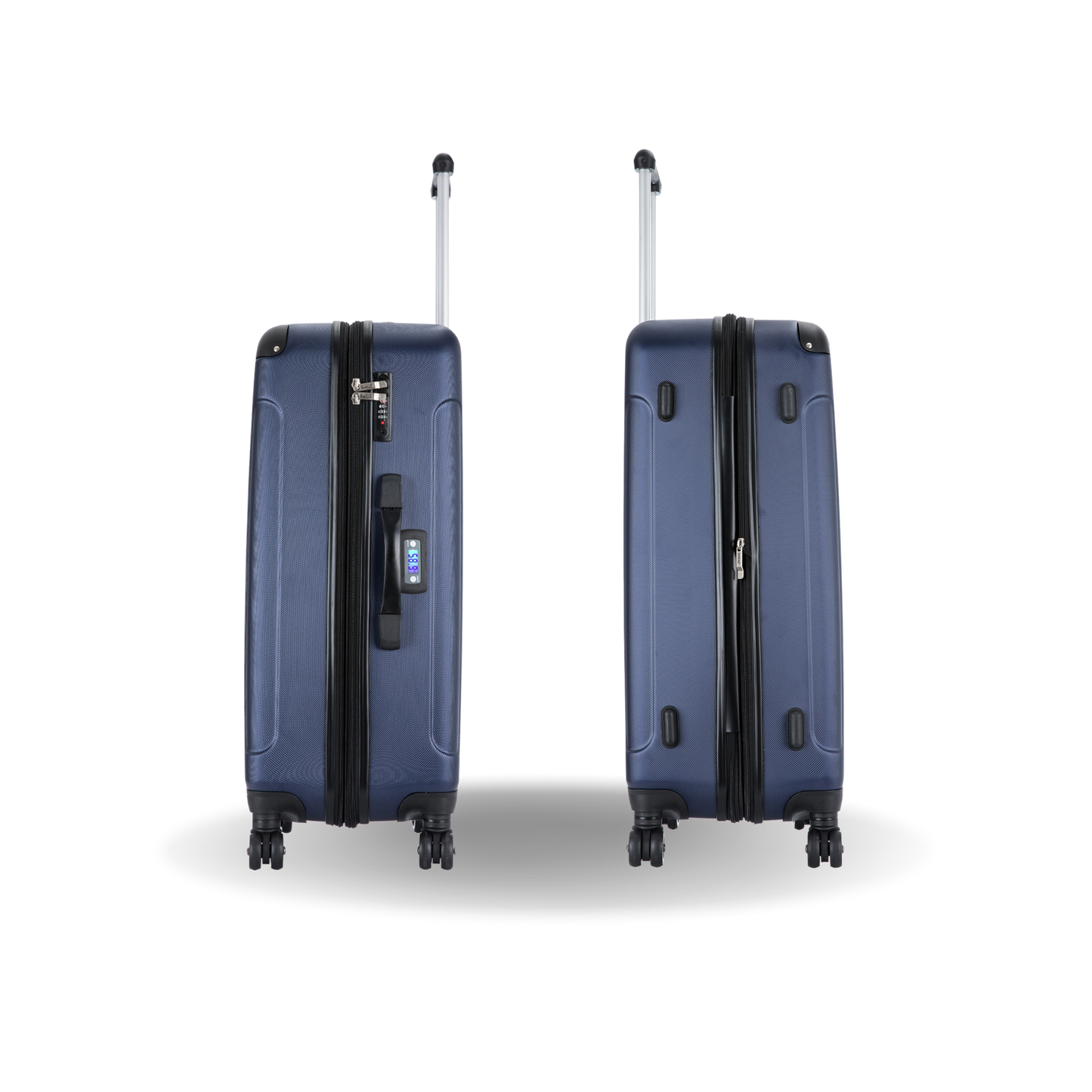 INTELY Hardside Spinner 28-inch suitcase with built-in digital weight scale