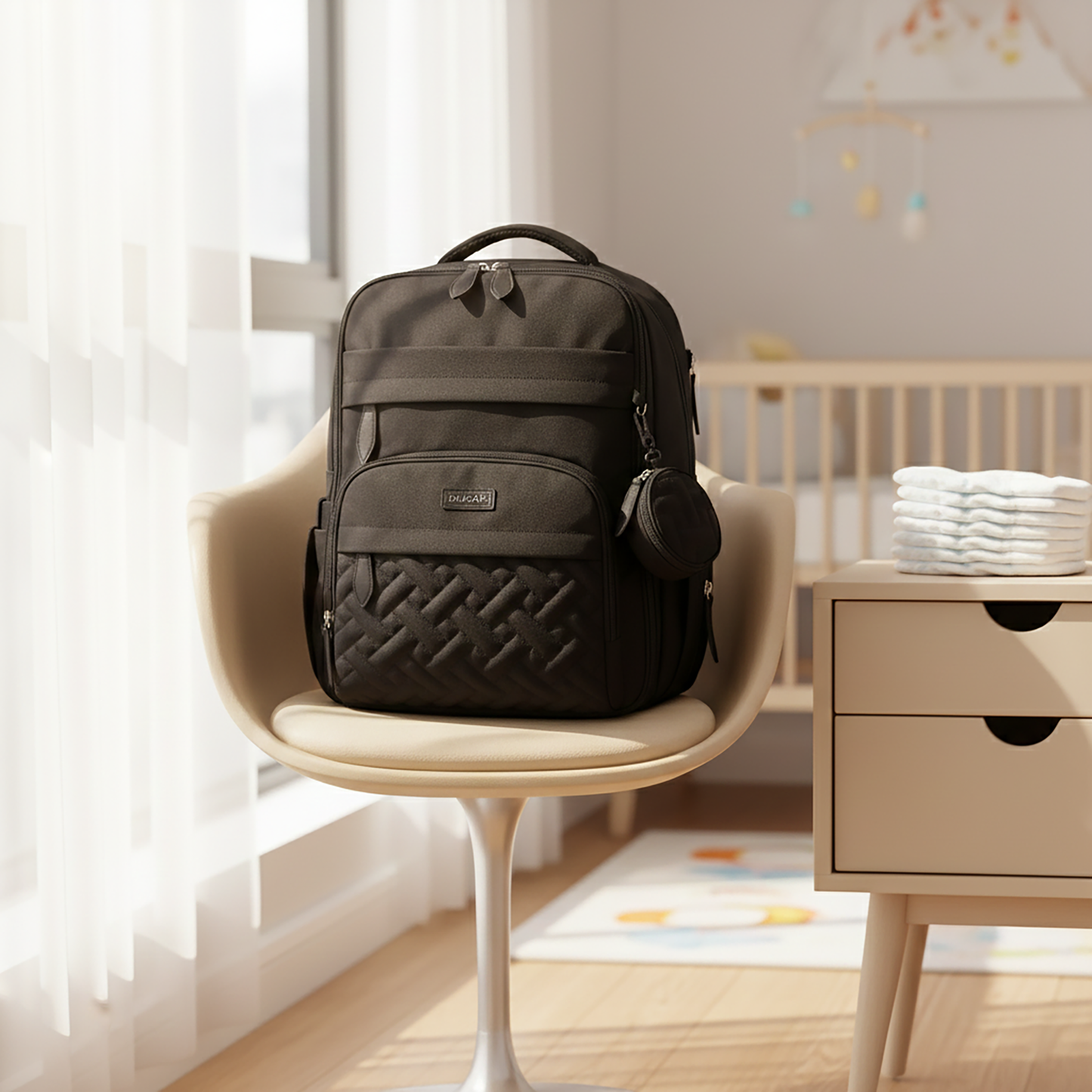 BABY-Pro Expandable Diaper Backpack