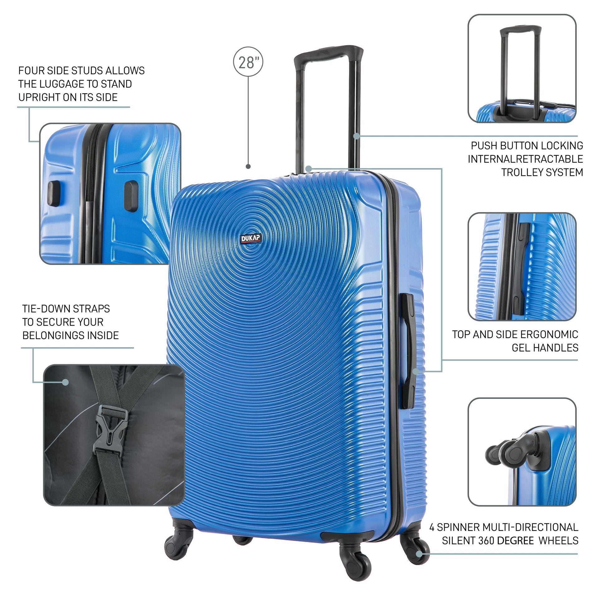 INCEPTION  Hardside Spinner 28-Inch Large Luggage