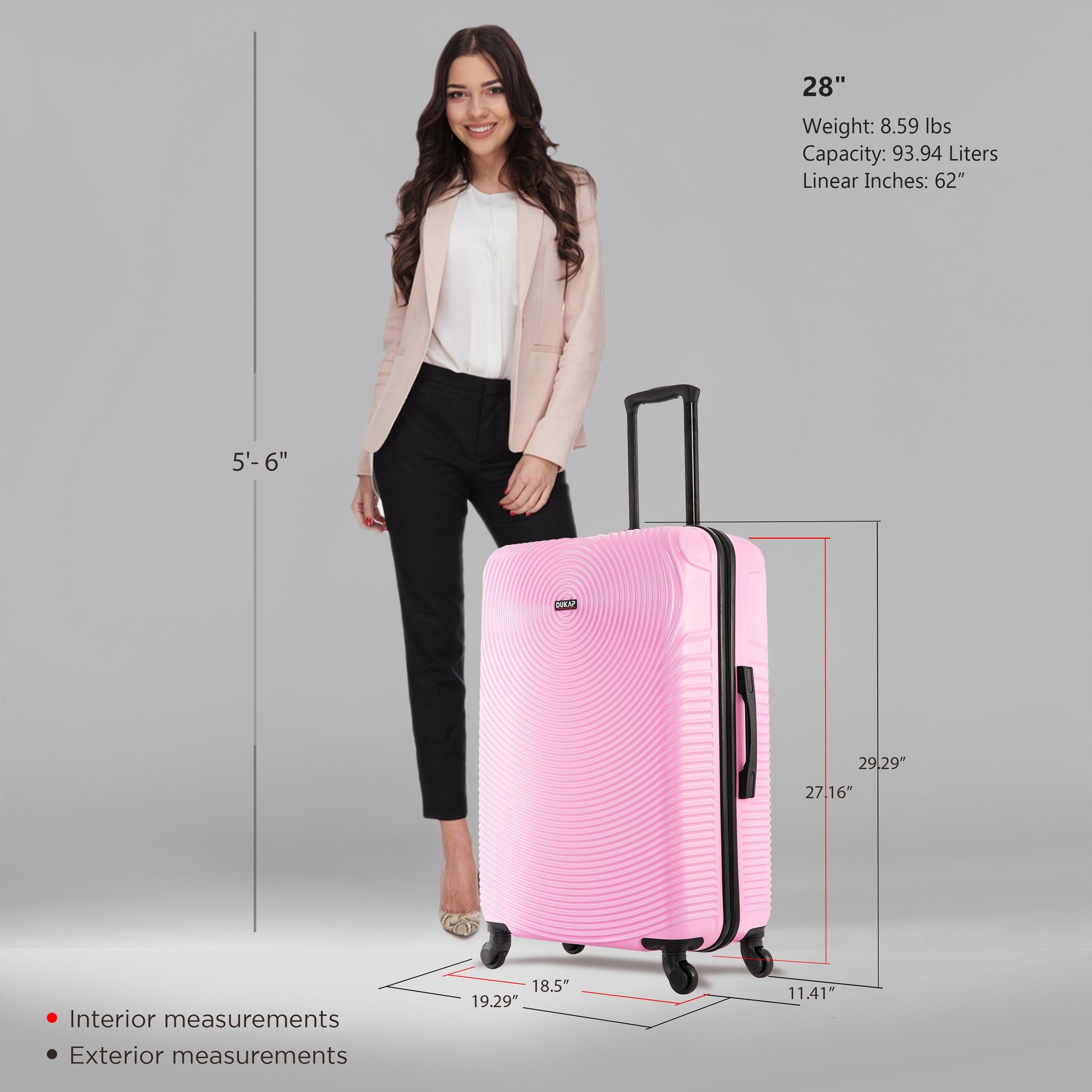 INCEPTION  Hardside Spinner 28-Inch Large Luggage