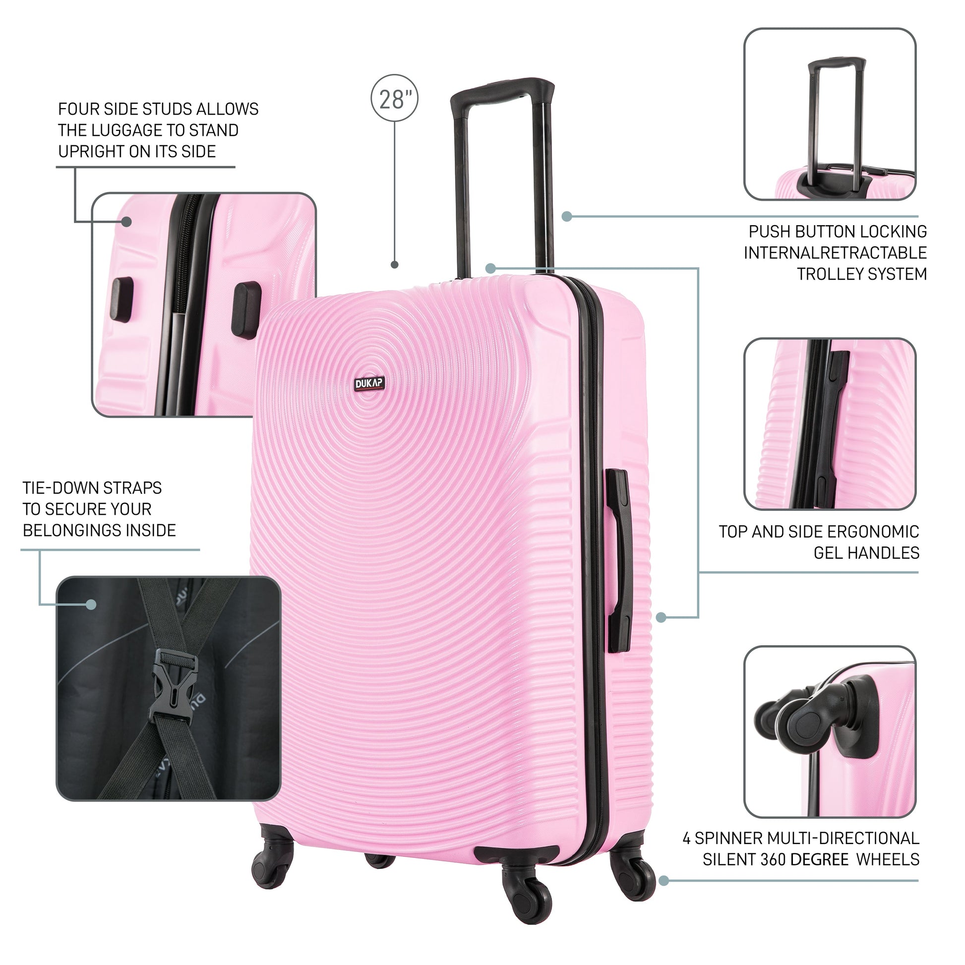 INCEPTION  Hardside Spinner 28-Inch Large Luggage