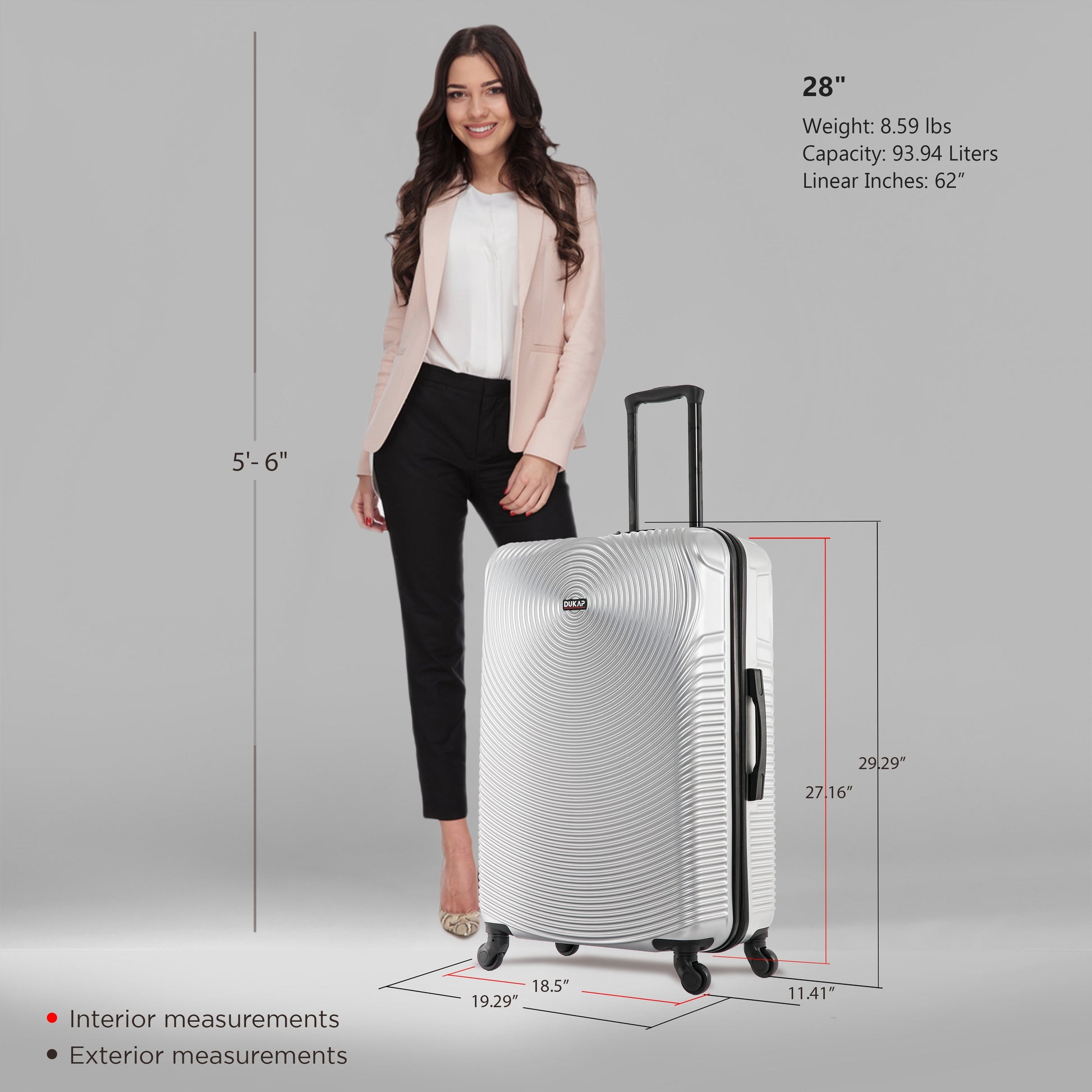 INCEPTION  Hardside Spinner 28-Inch Large Luggage