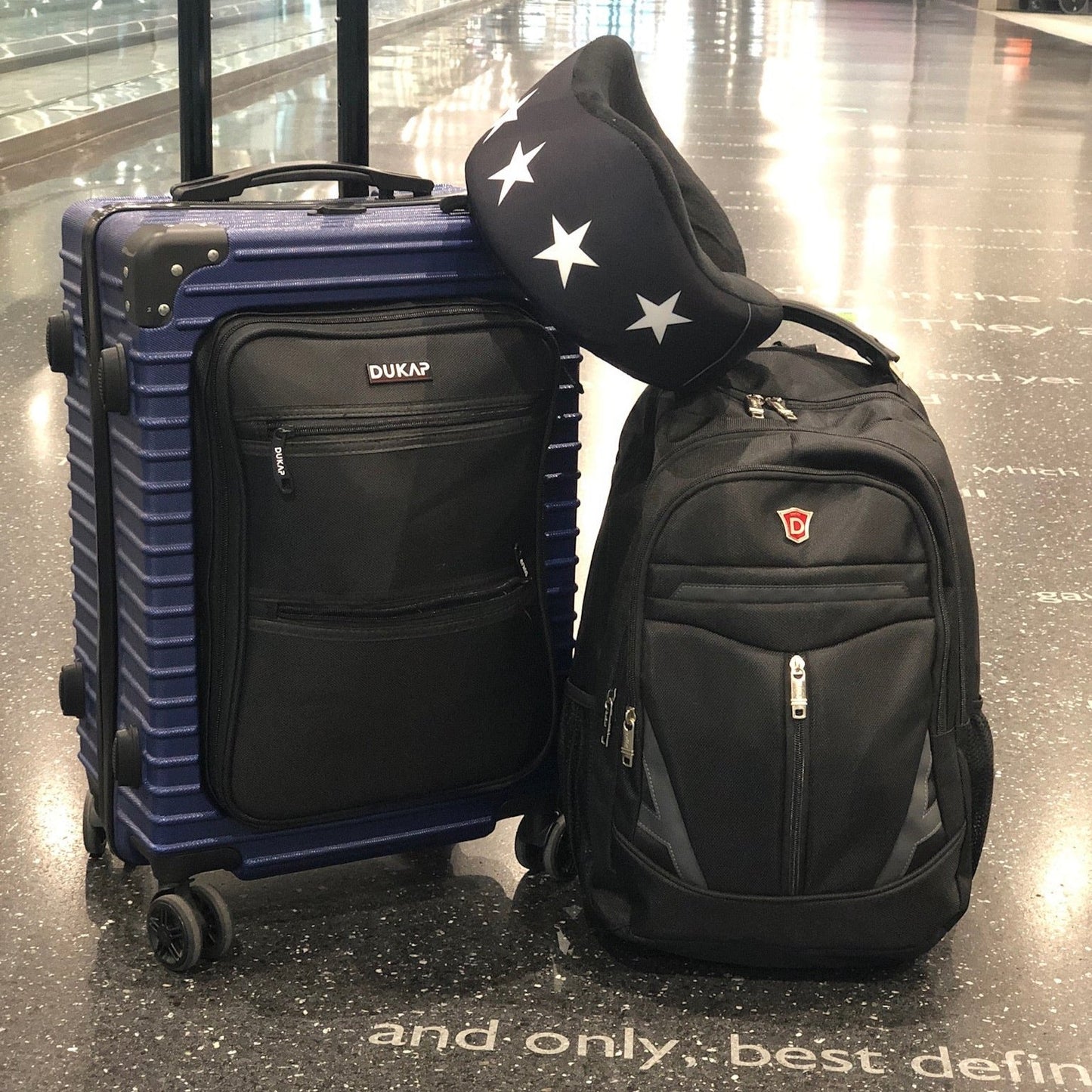 Dukap TOUR  Hardside Spinner 20-Inch Carry-On Luggage