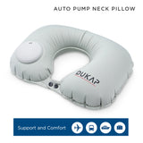 Dukap Auto Inflatable Air Pump Neck Travel Pillow