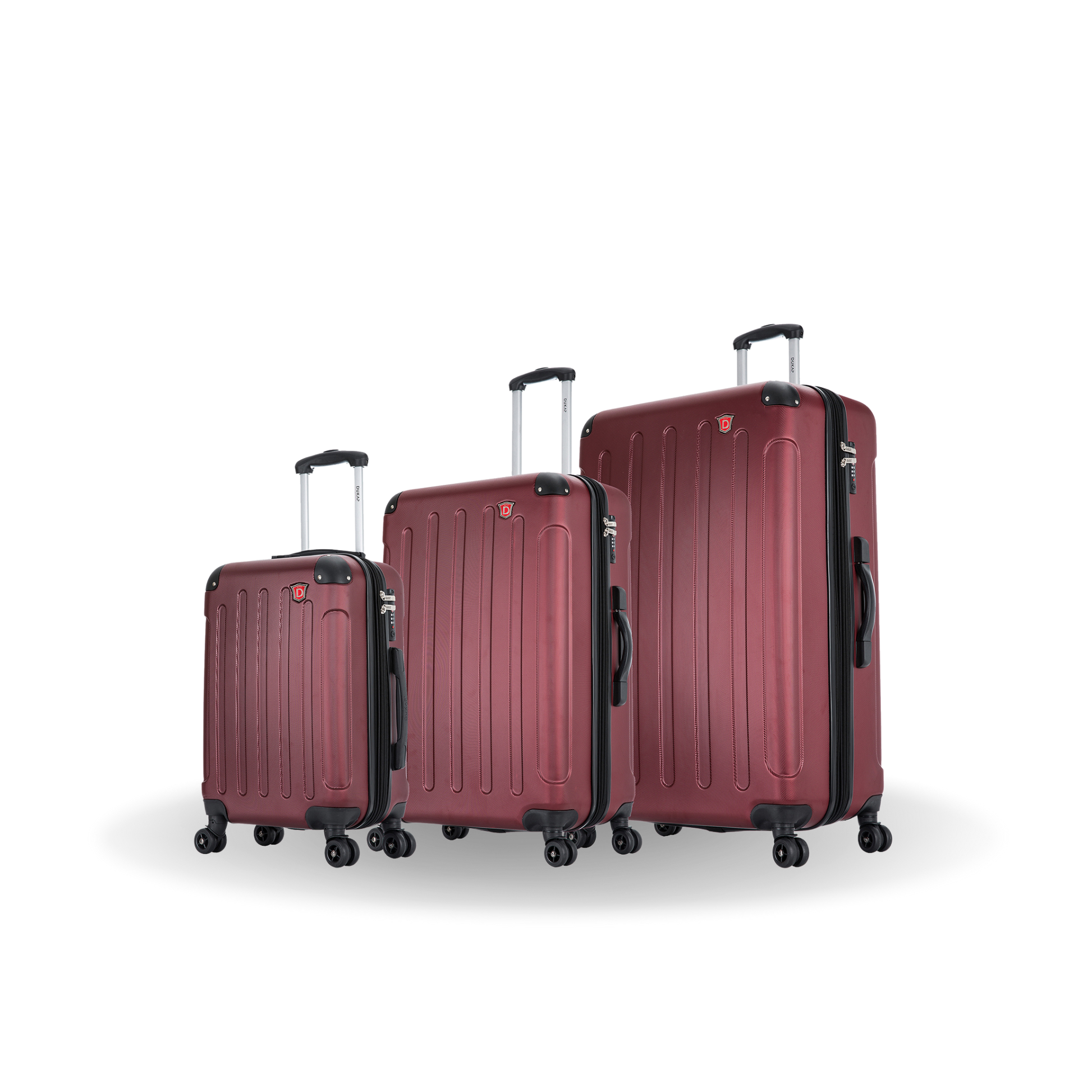 INTELY Smart Luggage Set: 20''/28''/32'' with USB digital scale