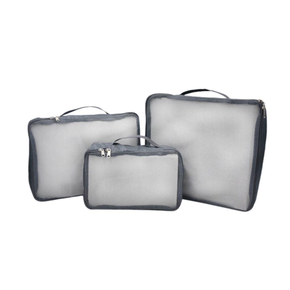 Travel Packing Cube Organizers - 3 Piece Set