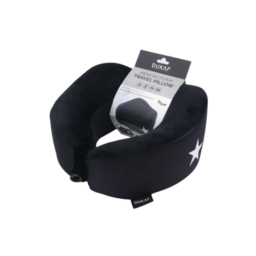 Memory Foam Travel Pillow with 360 Head and Neck Support