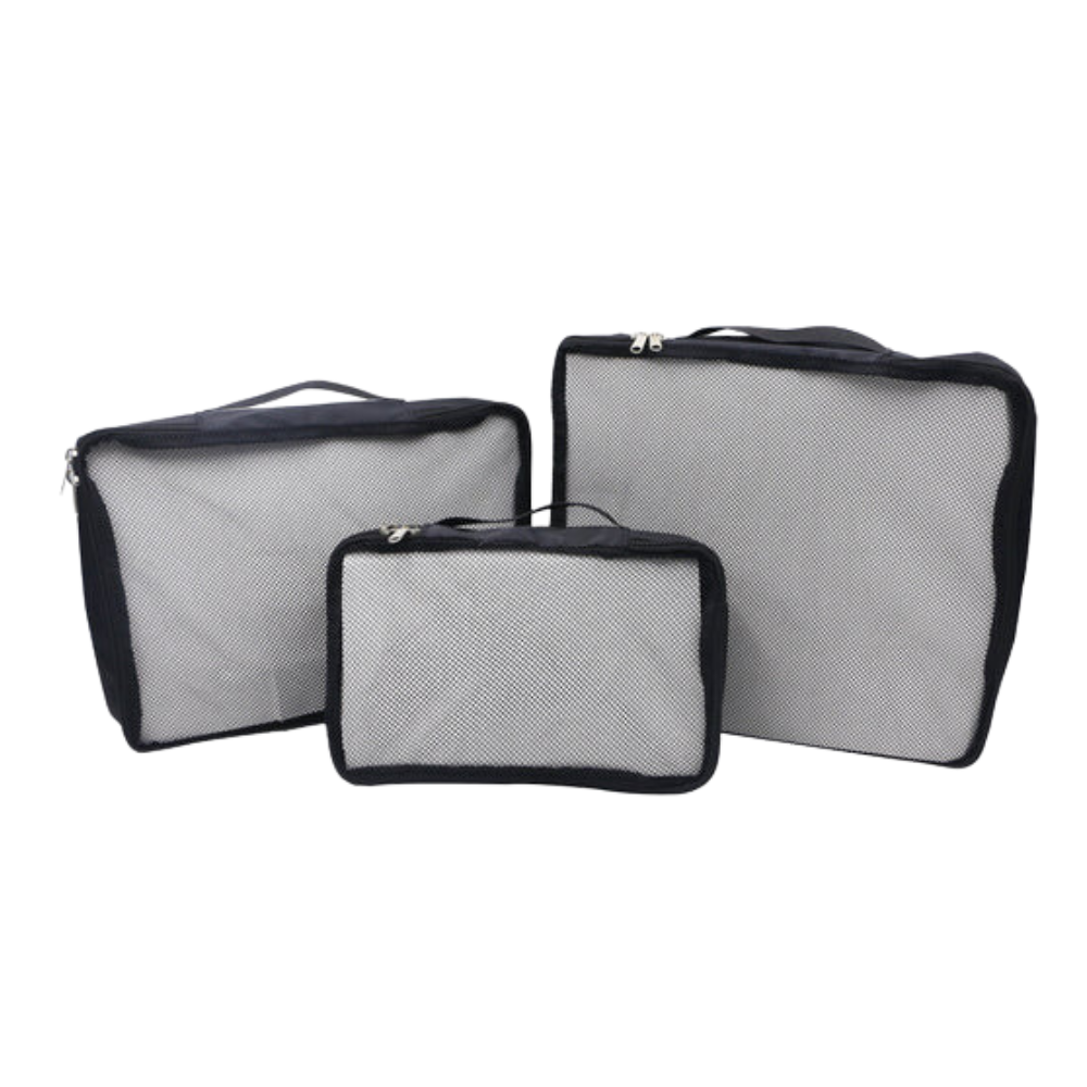 Travel Packing Cube Organizers - 3 Piece Set