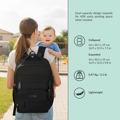 BABY-Pro Expandable Diaper Backpack