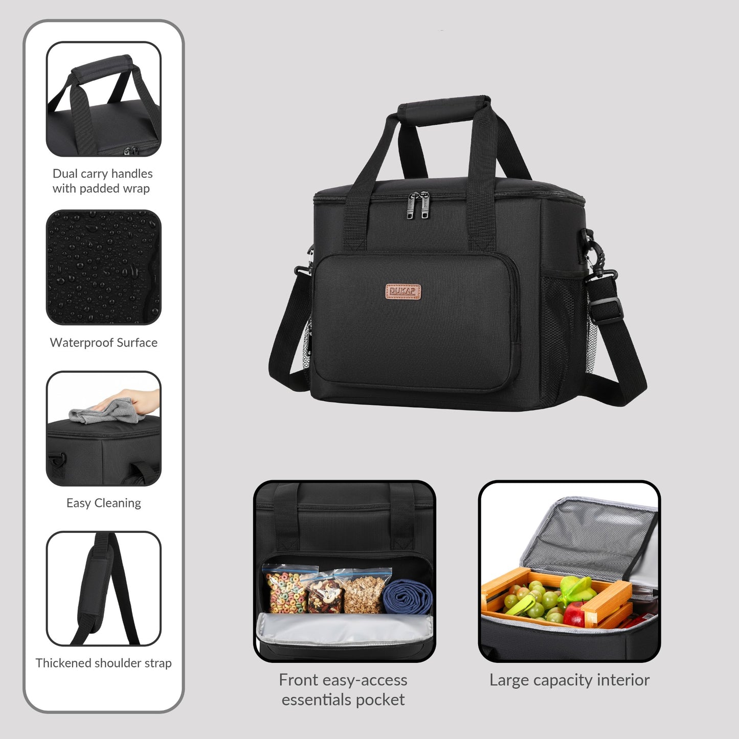 TIK Insulated Soft Cooler Tote Bag