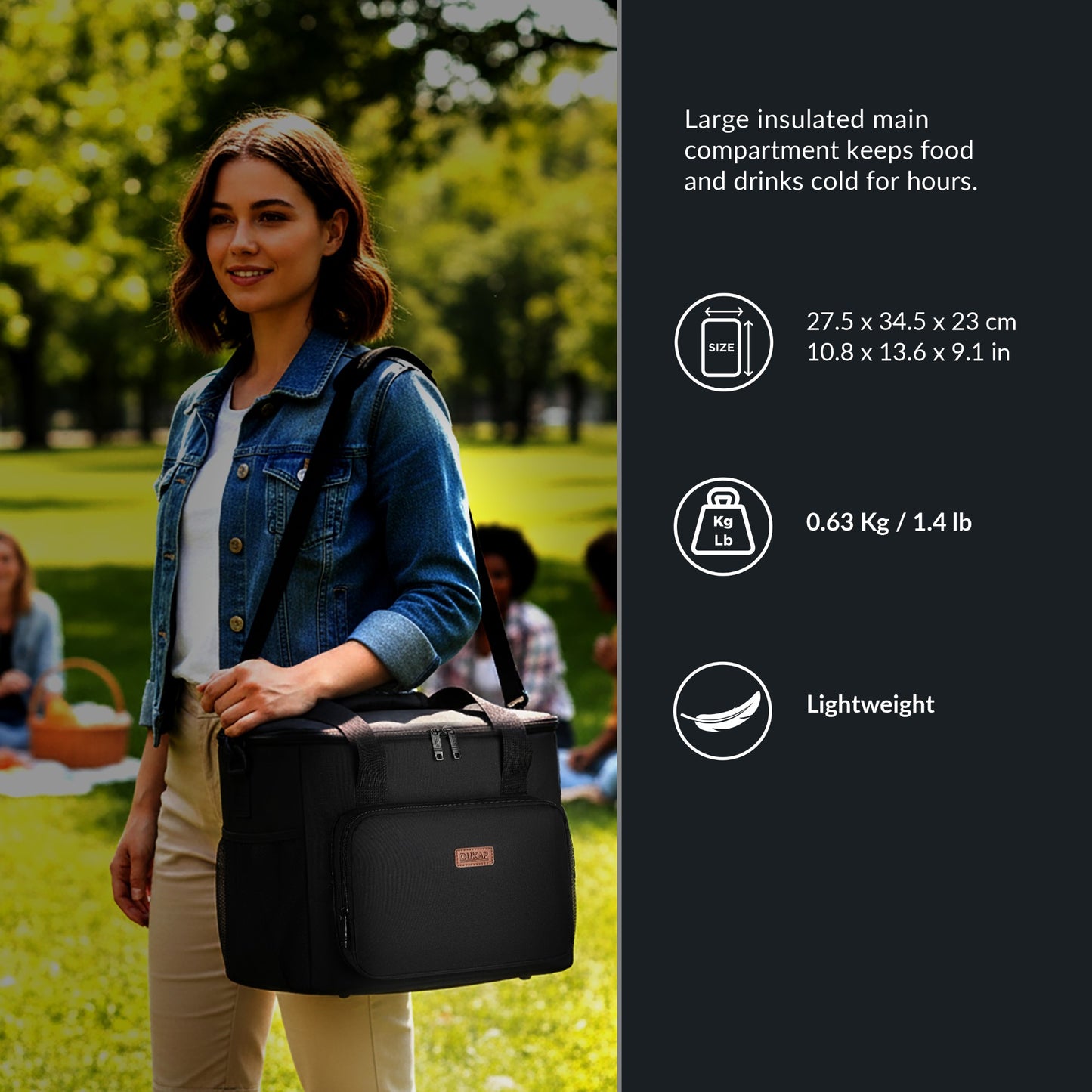 TIK Insulated Soft Cooler Tote Bag
