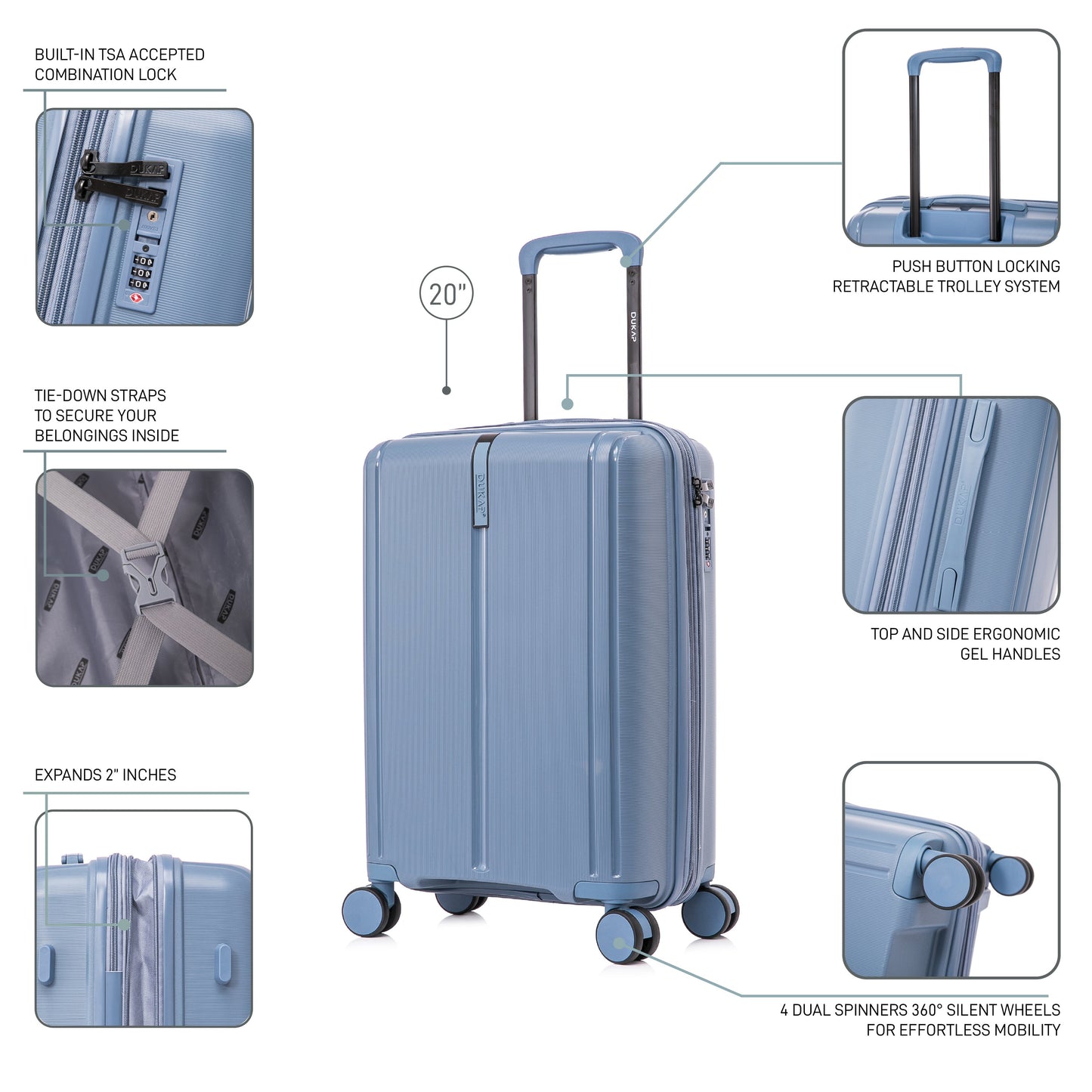 AIRLEY Carry On 20"