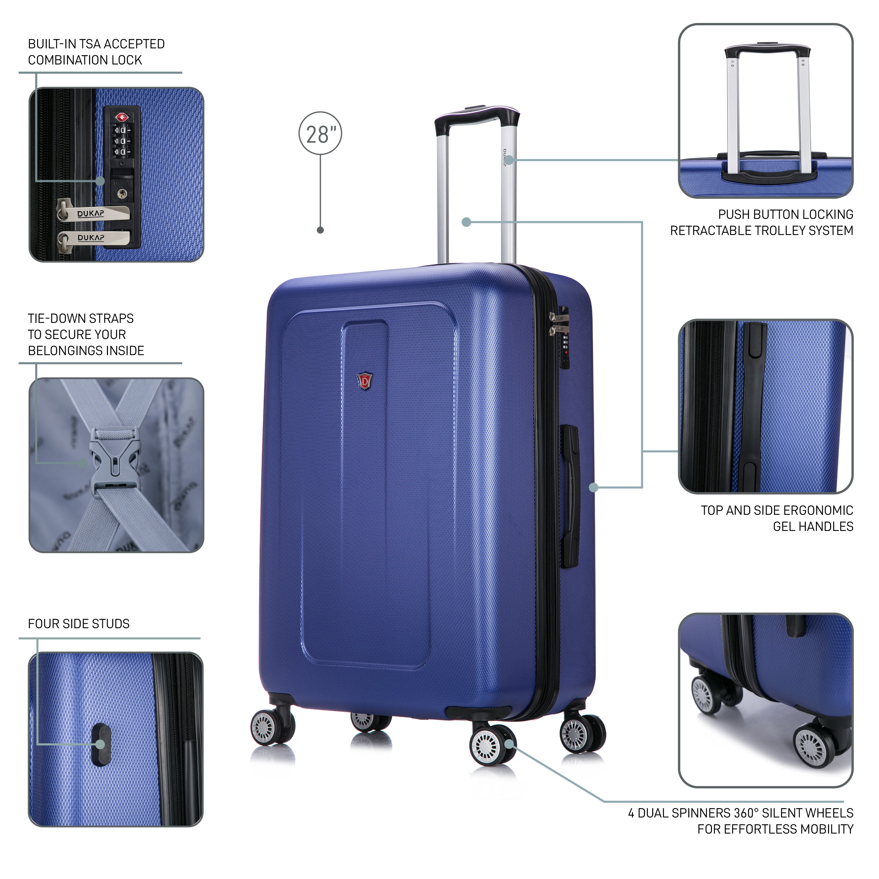 Crypto Hardside Spinner 2-Piece Luggage Set 20/28