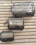 Dukap Clear Waterproof Durable Packing Cubes - 3 Piece Set