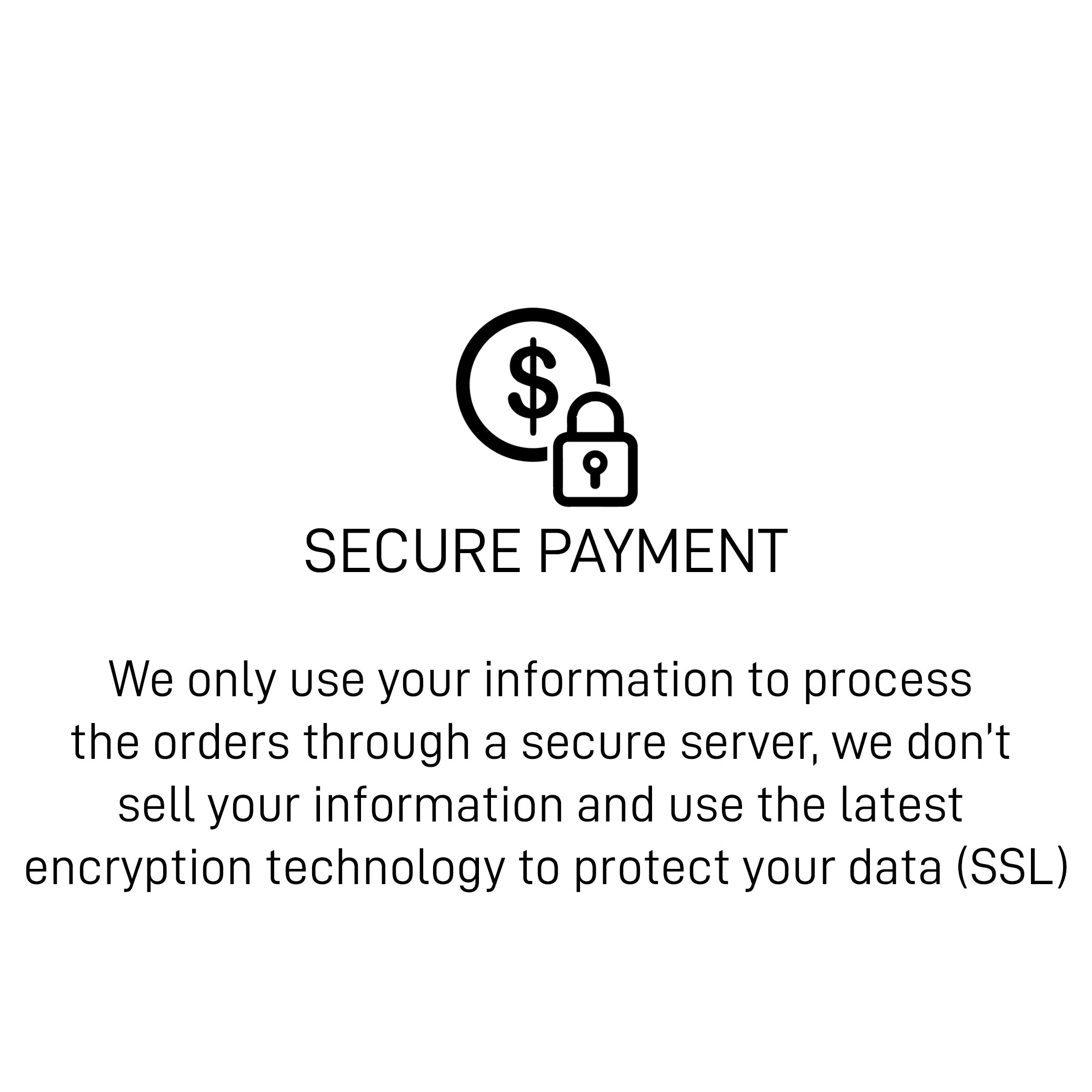 icon showing that your payment is received via a secure payment process