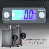 INTELY Extra Large 32" with Built-in Digital Weight Scale